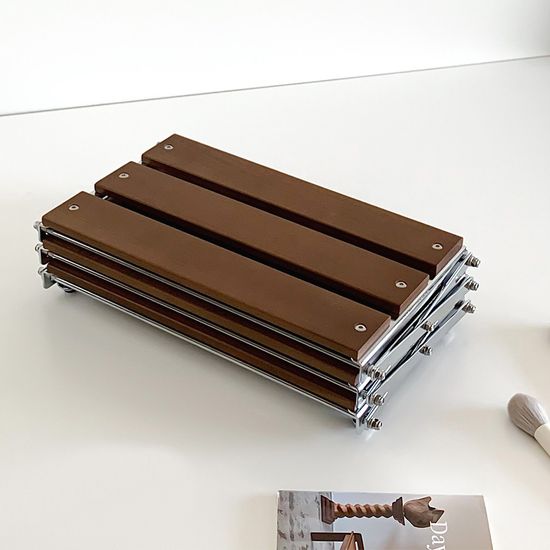 접이식 우드 선반 3단 캠핑 테이블 3단 2size