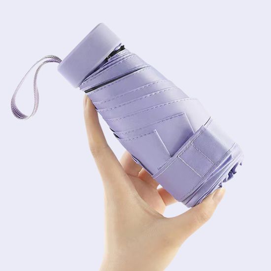  UV 자외선 차단 포켓 초경량 미니 암막 양산 우산