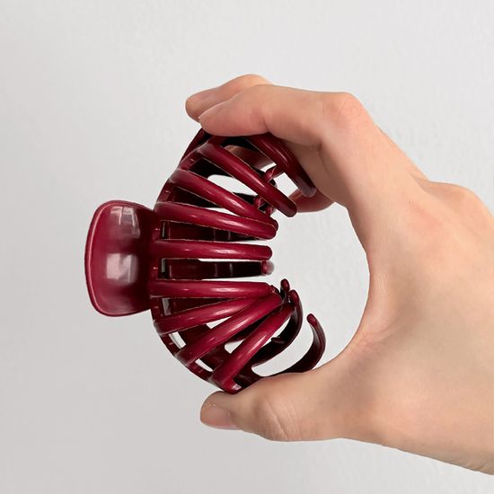 [1+1] 실리콘 헤어 집게핀 2TYPE