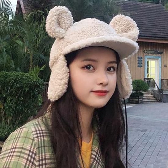 프란 귀요미 뽀글이 방한모자 귀달이 모자