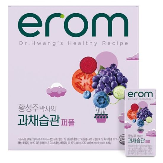 이롬 과채습관 퍼플 190ml x 64팩