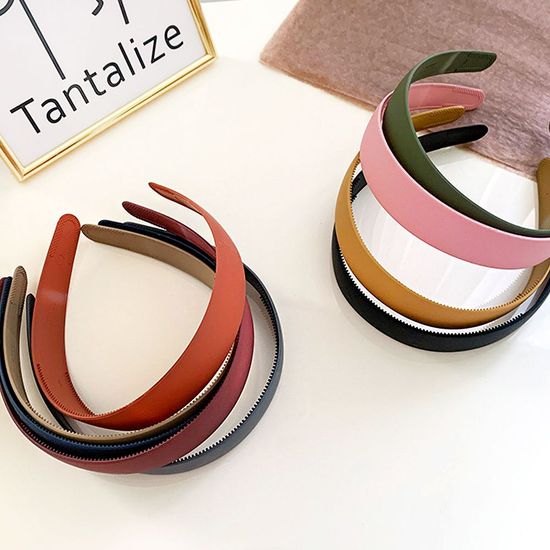 볼드 무광 머리띠 심플 헤어밴드(WE5F0E7)