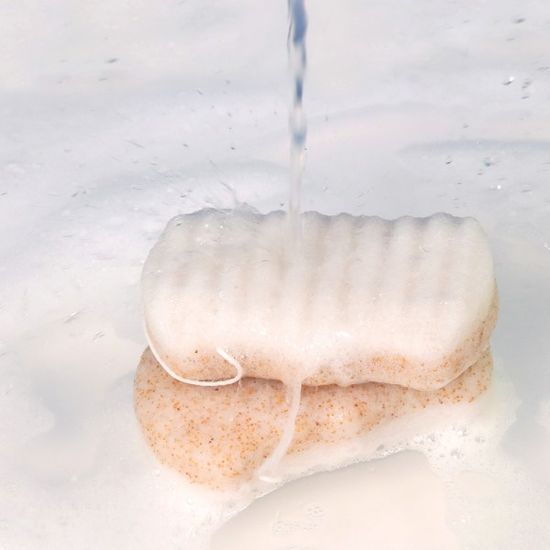 [클리베어] 100% 천연 곤약 바디스펀지&저자극 스크럽