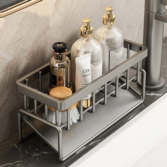 물빠짐 주방 설거지 수세미 세제 거치대 보관함