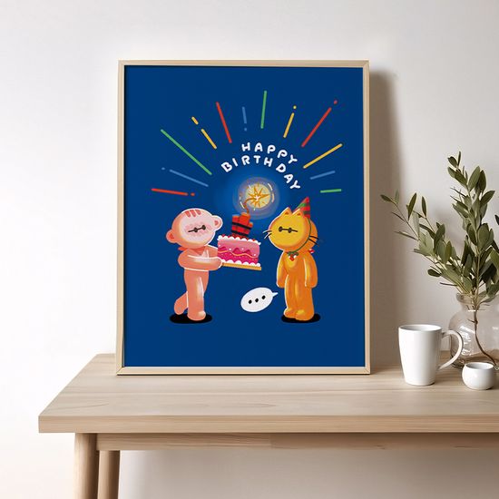 HBD, 주딩 작가 그림