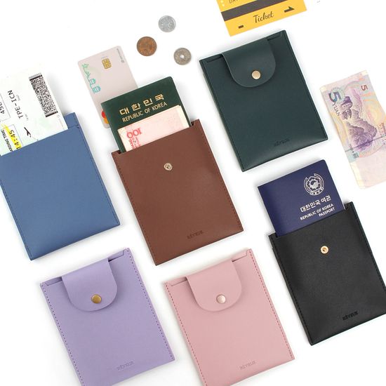 리코즈 레브어 여권지갑 티켓 수납 분실방지 여행지갑
