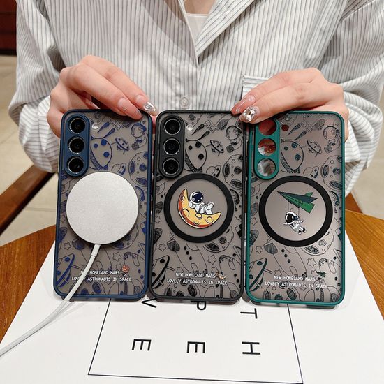 갤럭시 s25 24 23 22 21 우주인 맥세이프 호환 케이스