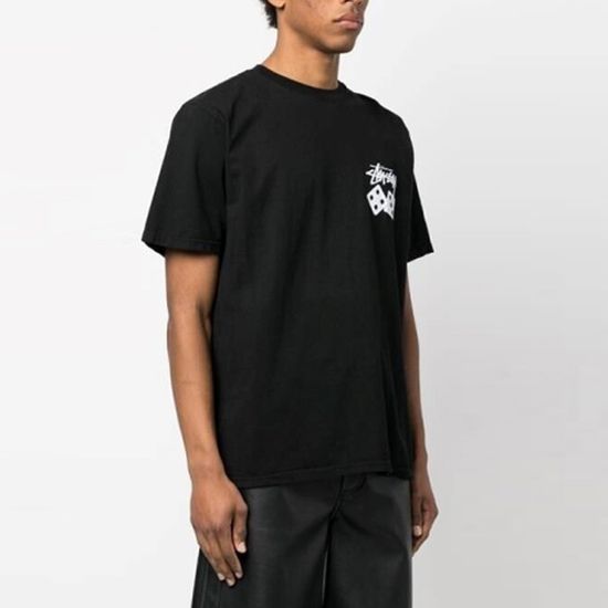 스투시 다이스 피그먼트 반팔 티셔츠 주사위 로고