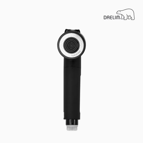 대림바스 디클린 수압상승 항균 주방필터헤드 블랙