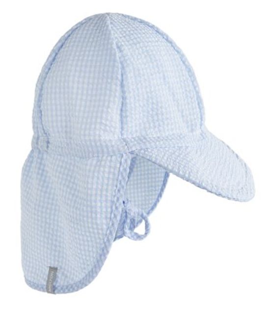 아동썬캡 체크블루