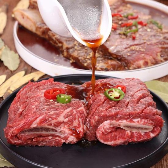 미국산 초이스등급 양념소왕갈비 4대(1.6kg) 선물세트