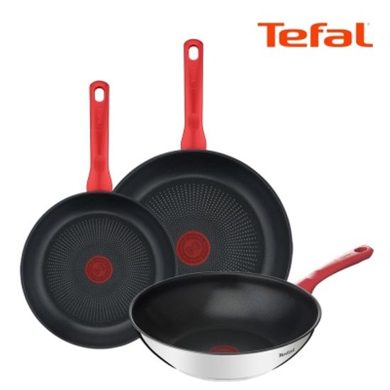 테팔 에디션 레드 인덕션 프라이팬 24+30+멀티28cm