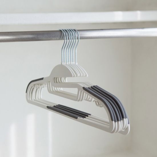 올모 논슬립 플라스틱 옷걸이/목늘어남방지 30p