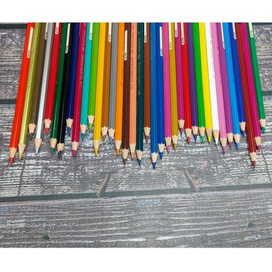 파버카스텔 유성색연필 라운드 틴 36색 115828