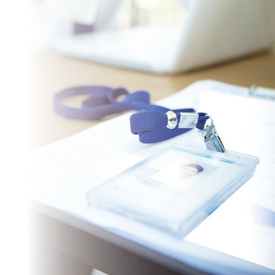  PVC 250 ID 명찰/목걸이용 카드케이스 1팩(50개)