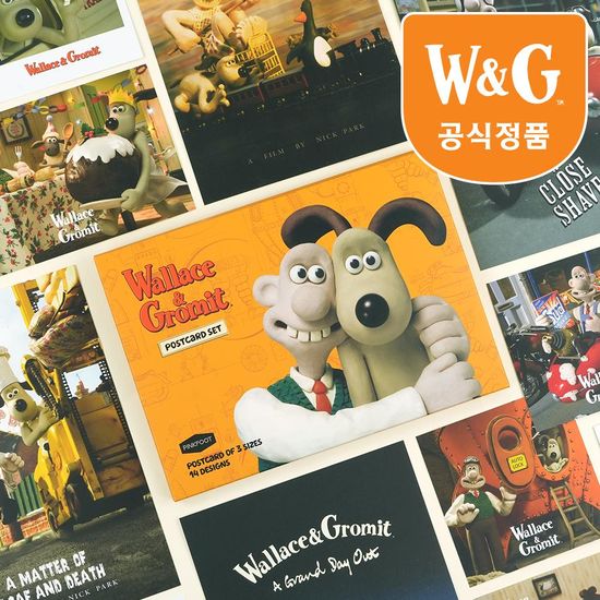 핑크풋 [공식정품]월레스와그로밋엽서세트