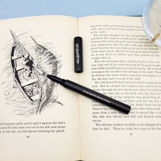 [무료각인]아그네스마틴_흑단나무 수성펜(헤밍웨이)