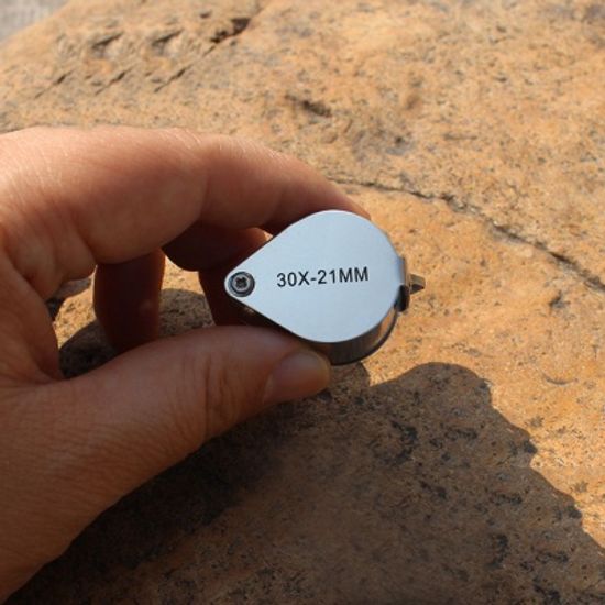 휴대용 미니 돋보기(10배율) / 고배율 확대경