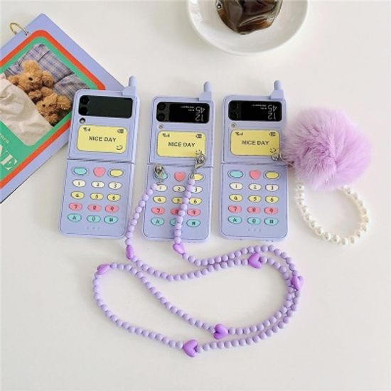 갤럭시 z플립4 z플립3 핸드폰 목걸이 스트랩 케이스