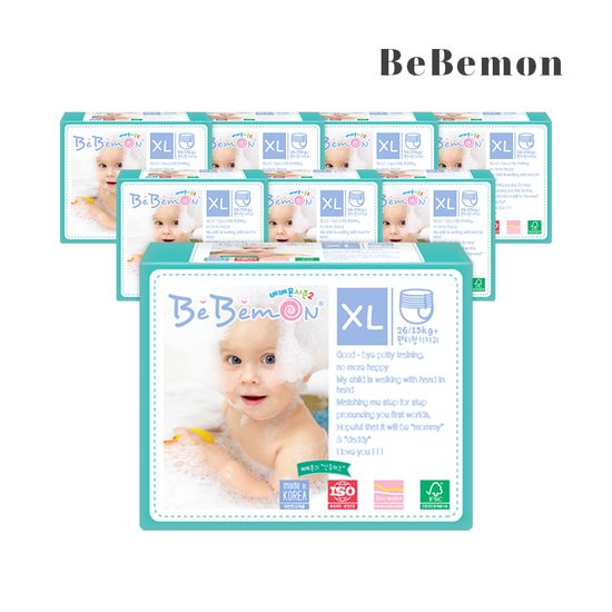 [베베몬]시즌2팬티형기저귀특대형XL26매X8팩(2Box)