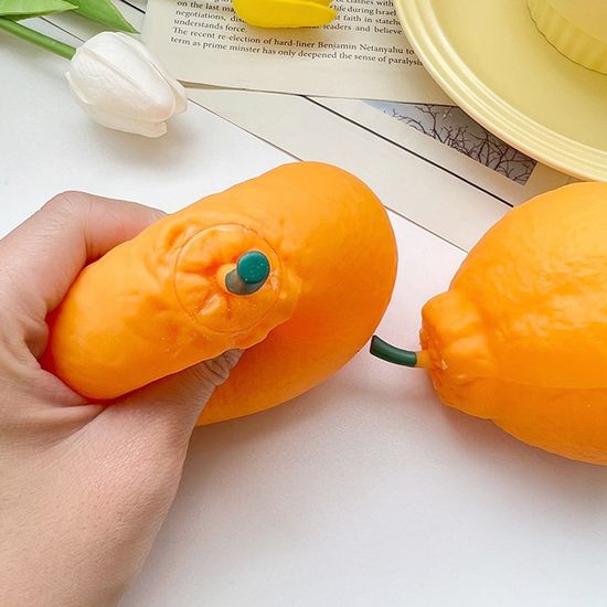 스트레스볼 한라봉 빵 말랑이 스퀴시 찐득볼 피젯토이