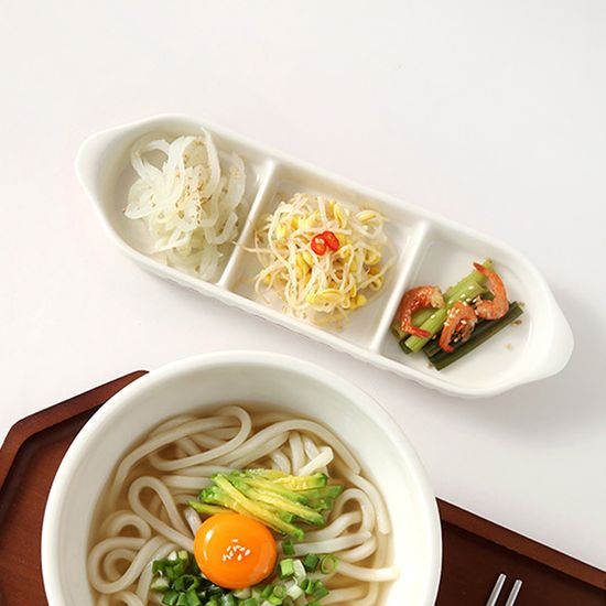 시라쿠스 쉐난고 카디날 도자기 직3칸 나눔접시 1p