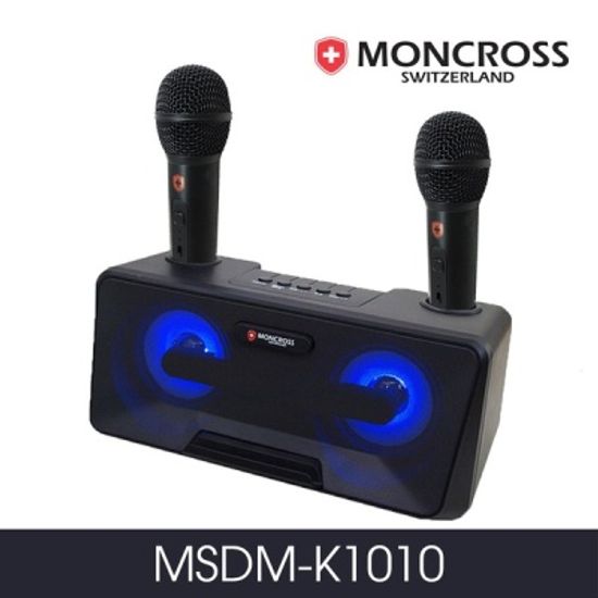 몽크로스 블루투스 듀엣 노래방 듀얼 무선 마이크