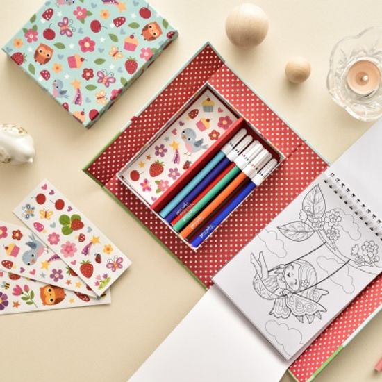 타이거 트라이브 색칠공부 컬러링 세트