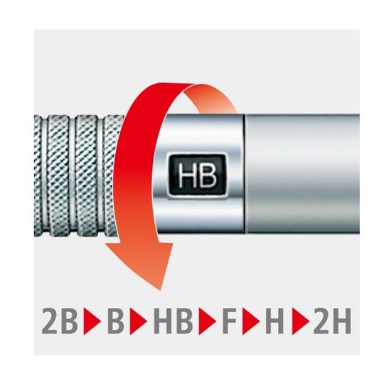 스테들러 알루미늄바디 1.3mm 샤프펜슬 실버 925 25