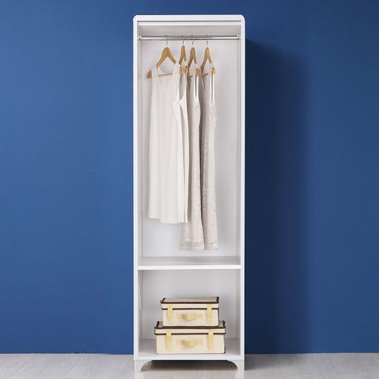 쥬니 간이 서랍 원룸 싱글 학생 오픈형 옷장 (착불)