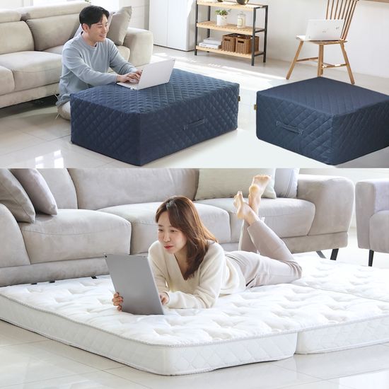 나코자요 프리미엄 폴딩 접이식 매트리스 침대 13cm