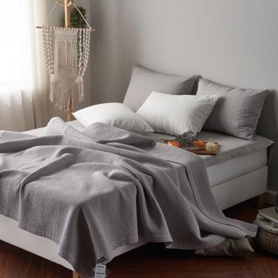 아밍 나라 오가닉 순면 피그먼트 워싱 여름이불 Q