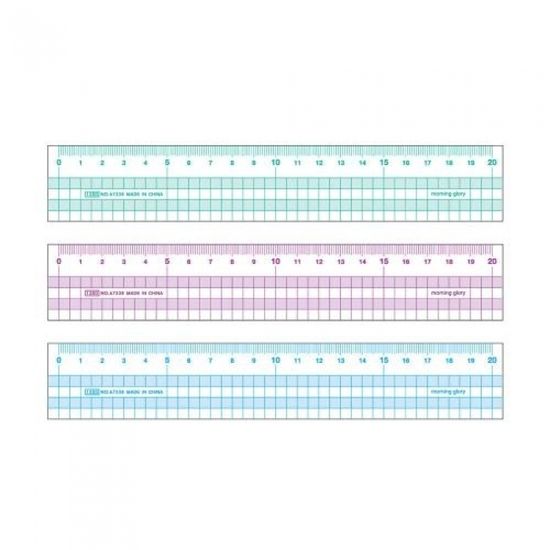 모닝글로리 20cm 칼라방안자