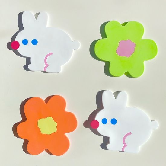sillysally 실리콘 코스터 