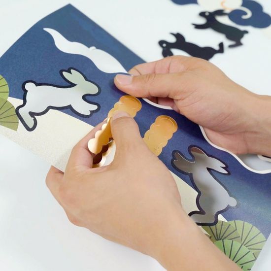 둥실둥실 달토끼 모빌