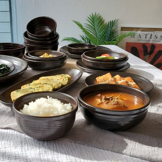 옹기종기 공기,대접 4인조 SET