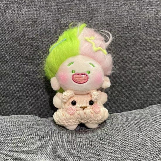 10CM 인형옷 꾸미기 애착 봉제 인형 뜨개질 옷입히기
