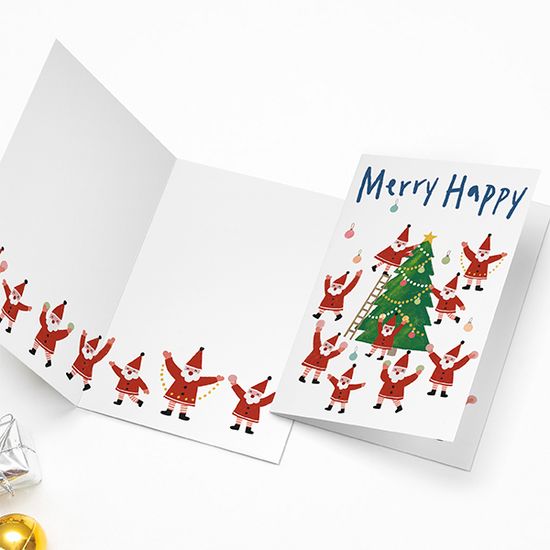 크리스마스카드 XCA2501 - MERRY HAPPY 2026 신상카드