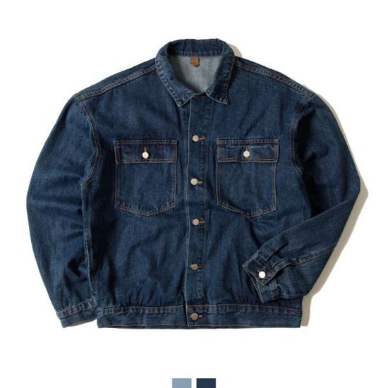 오버핏 청자켓 남녀공용