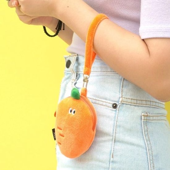 핑크풋 5000당근친구들손잡이동전지갑