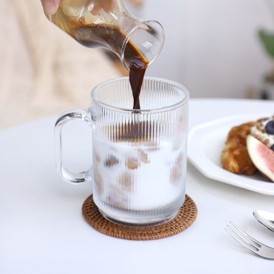 러델 칼립소 스트라이프 유리 머그 390ml