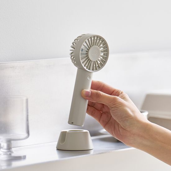 알로 듀얼팬2 휴대용 선풍기 F2A