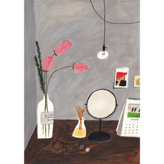on the table / 일러스트 액자
