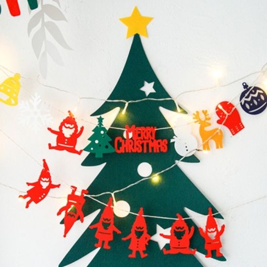 크리스마스 홀리 미니 가랜드