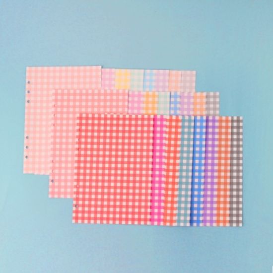 A5 피크닉 체크 리필속지