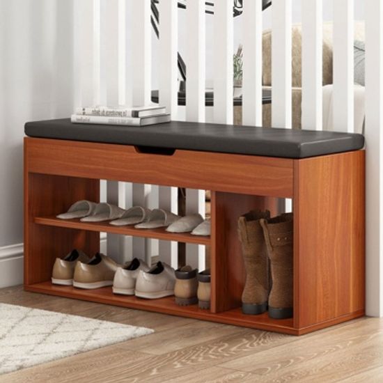 현관 신발장 의자(브라운) 벤치