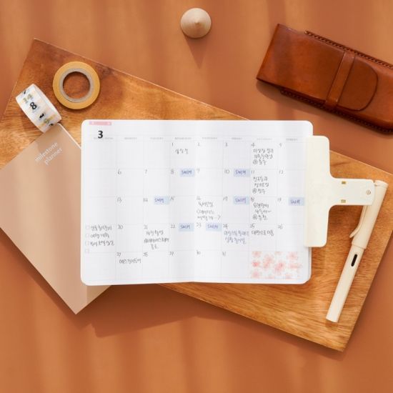 마일스톤 플래너 A6 만년 다이어리 커버 세트