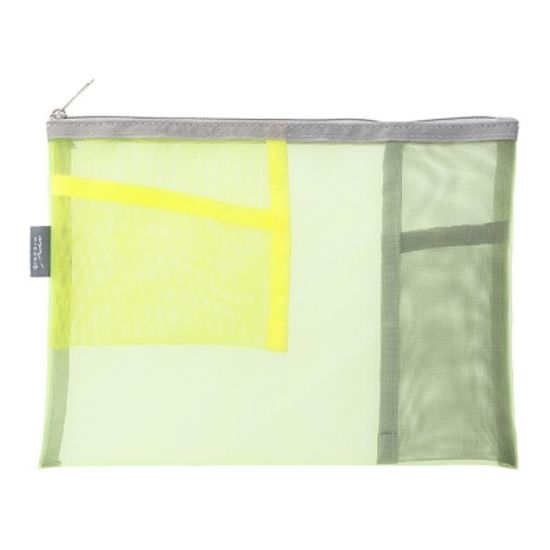 PEN & TOOLS Pouch MESH - 옐로우그린