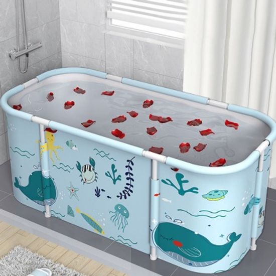 스파세상 접이식 간이욕조 2인용 성인 휴대용 목욕통