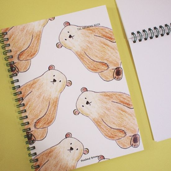 A5 허쉬드브라운 그냥 쓰는 드로잉노트